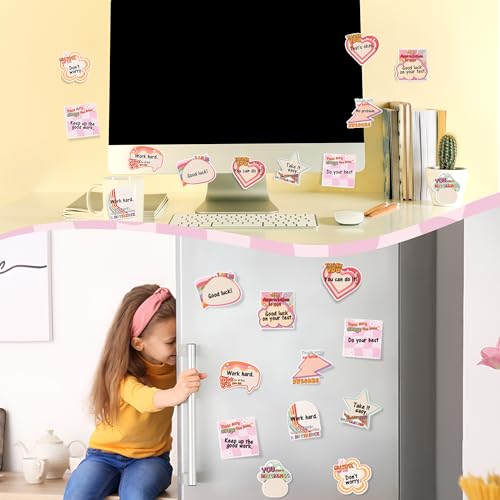 Xqumoi 30 Pack Empowering Sticky Notes - Motivational Educator Self Sticky Notepads Inspirational Memo Pads for Appreciation Gifts Office School Supplies Birthday Party Favors, Total 600 Sheets - style: Empowering