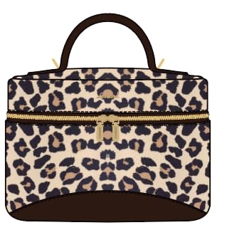 LOVEVOOK Lunch Box for Women,Adult Insulated Lunch Bag for Women,Leakproof Cooler Bag for Office Picnic Hiking Beach,Lunch Tote Bag for Gril and Boy with Adjustable Shoulder Strap - color: Brown Leopard Print, size: Medium