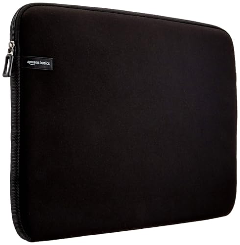 Amazon Basics 17.3-inch Laptop Sleeve, Protective Carrying Case with Zipper for Computer Protection, Black - size: 17.3 Inch