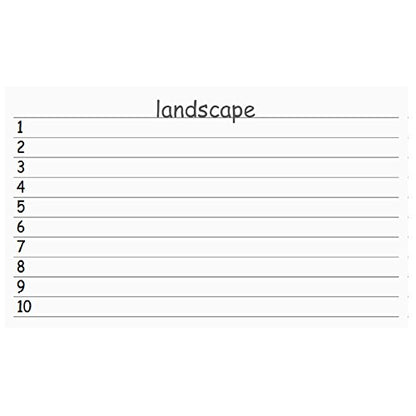 Colonial Cards: 150 Color Cardstock 3" x 5" Index Cards, Bright Pink, Lined Landscape Format - color: bright pink