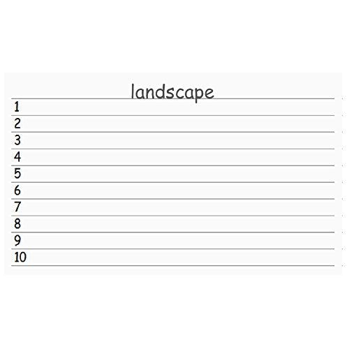 Colonial Cards: 150 Color Cardstock 3" x 5" Index Cards, Cream, Lined Landscape Format - color: cream