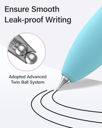 inkipen- 16 Pack Pens, Gel pens Black Ink, Fine Point(0.5mm),Quick-Drying Smooth Writing,School and Office Supplies （colorful） - color: 16PCS Multicolor