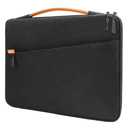 JETech Laptop Sleeve for MacBook Neo (A18 Pro), 13-14Inch MacBook Air/Pro (M1-M5, 2020-2026), Waterproof Bag with Portable Handle and Pocket, Compatible with 13-13.6 Inch Notebook (Black) - color: Black, size: 13.3-Inch