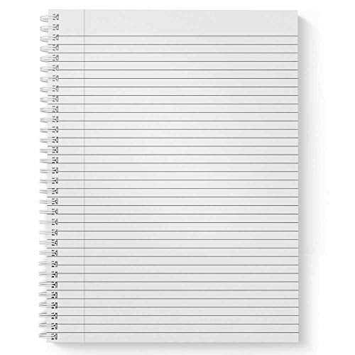 Gotcha Covered Notebooks Softcover She Will Not Fall 8.5" x 11" Religious Spiral Notebook/Journal, 120 College Ruled Pages, Durable Gloss Laminated Cover, White Wire-o Spiral. Made in the USA - color: She Will Not Fall
