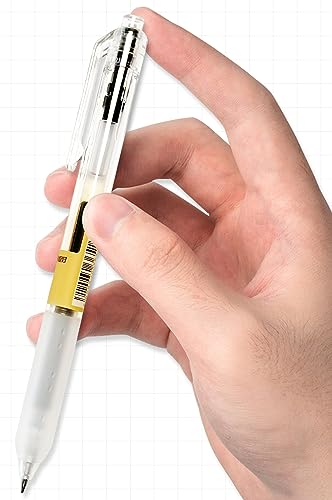 Gel Pens 0.5mm, 12 Pcs, Retractable Pen, Black 0.5 Fine Point | Style of Japanese Gel Pen, Retractable Gel Pens for Asian Korean Japan Office School Supplies