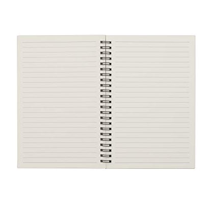TWONE 3 Packs Soft Cover Notebook with Lined Paper Brown Spiral Notebooks with 100 Ruled Pages 50 Sheets Memo Notepads for Home School Travel, 8.25 x 5.55 inch - color: Kraft Cover