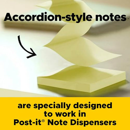 Post-it Pop-up Notes, 3 x 3 in, Poptimistic Collection, 18 Pads | School Supplies, Office Products, Accordion Sticky Notes work with Pop-Up Note Dispenser