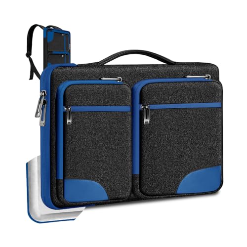 ZINZ 360 Protective Laptop Case 15" 15.6" 16" Sleeve, Water-Resistant Handbag with Straps Compatible with 16" MacBook Neo, MacBook Pro Air 16"/15", XPS 16" and Most 15" 15.6" 16" Notebooks,B01BL02 - color: B01bl02, size: 15"-16"