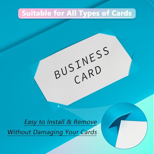 Plastic Folders with Pockets, Business Card Holder, 6-Pack | Plastic Folders with Pockets, 2 Pocket Folder, Plastic File Folder, Business Card Holder Folder