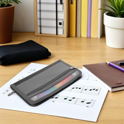 B6 Zipper Accordion File Folder with 13 Pockets, Expanding Vertical Document Organizer for Office and School Filing, Multi-Layer Paper Divider, Portable Document Binder