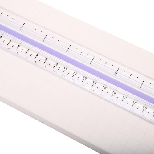 Hilitand Portable 6 in 1 Paper Cutter for Various Crafts, Versatile Trimmer for 22cm Wide Paper, Compact Cutting Tool for Classroom Settings