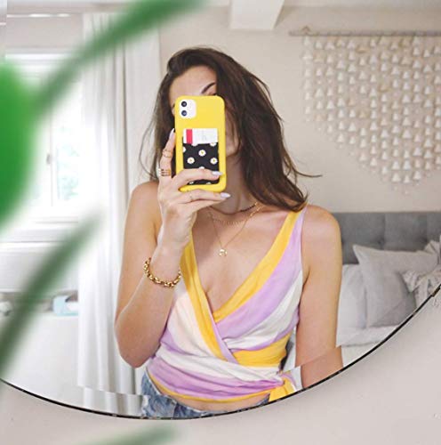Vandel Pocket – Designer Stick-On Fabric Phone Wallet for Women and Men, Cute Credit Card Holder for Back of Phone and iPhone Case, Stretchy Fabric Adhesive Sleeve for All iPhones and Androids - color: Daisies