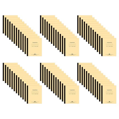 ROARING SPRING Composition Notebook, Manila Tag Flexible Cover, 72 Books, Wide Rule, 48 Sheets/96 Pages, 8.5" x 7", Made in USA - size: 48 Sheet