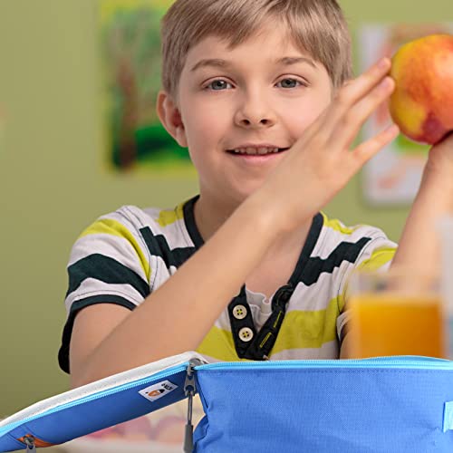 CaCTOUR Lunch Box Kids,Premium Insulated Lunchbox for Girls Boys,Soft Mini Cooler Bag Back to School Thermal Reusable Lunch Bag for Work School Picnic (Blue) - color: A-Blue