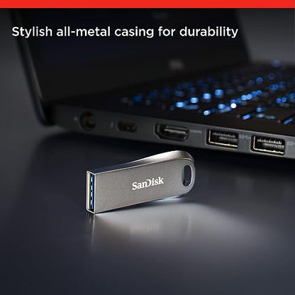 SANDISK 256GB Ultra Luxe USB 3.2 Gen 1 Flash Drive - SDCZ74-256G-GAM46 - size: 256GB, style: Up to 400 MB/s