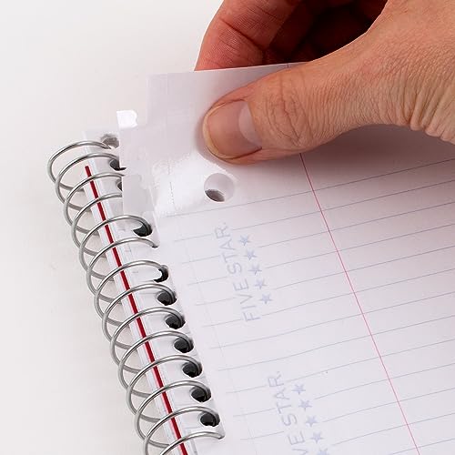 Five Star Insertable Loose Leaf Paper, 3 Pack, Notebook Paper, College Ruled Filler Paper to Add Pages, Reinforced, 8-1/2" x 11", 75 Sheets per Pack (52168) - size: 3 Pack