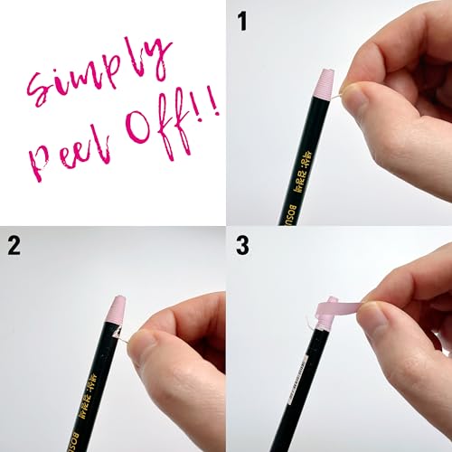 Dermatograph Grease Pencils Set of 12, China Markers, Black & White | Provides Contrast Marking on Light and Dark Surfaces Including Glass, Metal, Wood, Plastic and Fabric Applications - color: Black & White
