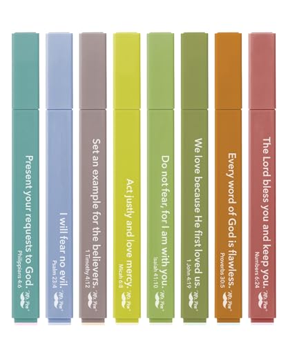 Mr. Pen- Bible Highlighters with Color-Coding System, 8 Pack | Soft Chisel Tip, Aesthetic Highlighters Assorted Colors - color: Boho, size: 8 Pack