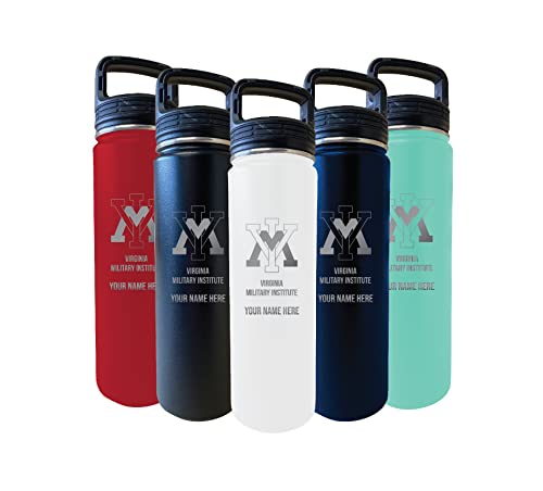 VMI Keydets 24 oz Insulated Stainless Steel Water Bottle – Double Wall, Personalized Name, Color Options, Officially Licensed