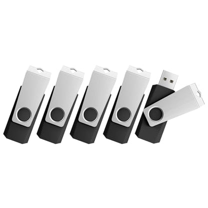 TOPESEL USB Flash Drive 5 Pack 32GB USB 3.0 Memory Stick Thumb Drives (32GB, 5PCS, Black) - color: 5 Pack, size: 32GB USB 3.0
