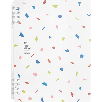King Jim 9854TES-L105 Ring Notebook, Tefline, Style A5 Kachera - size: A5, style: Kakera
