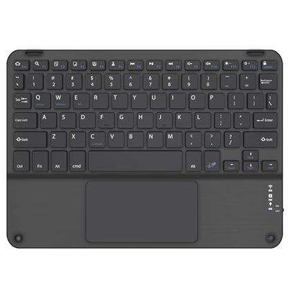 BoxWave Keyboard Compatible with TCL NXTPAPER 11 Plus (11.5 in) - SlimKeys Bluetooth Keyboard with Trackpad, Portable Slim TouchPad - Jet Black