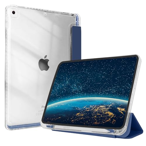 Case for iPad iPad 9th/8th/7th Generation 10.2 inch Case - Shockproof Cover with Built-in Pencil Holder- Smart Auto Sleep/Wake Perfect for Students at Home/School - Deep Blue - color: Deep Blue, size: iPad 9th/8th/7th Gen 10.2"