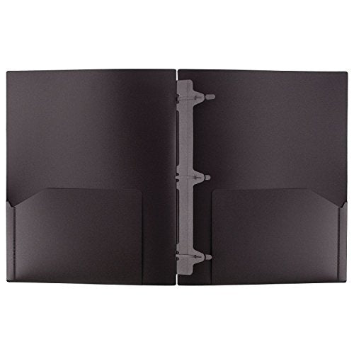 Five Star 2 Pocket Folders with Prong Fasteners, Folder with Pockets, Plastic, Color Selected For You, 1 Count (34084)