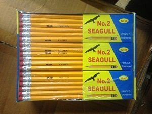 Pencils Pre-sharpened No. 2 144/box 10 Boxes of 144 New Improved Eraser