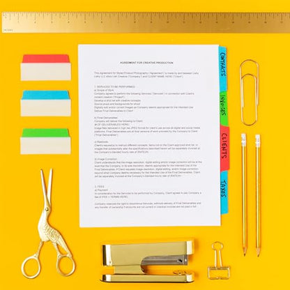 Avery Filing Ultra Tabs, 3" x 1.5", 2-Side Writable, Red/Blue/Green, 24 Repositionable File Tabs (74775) - color: Assorted, style: 24 tabs