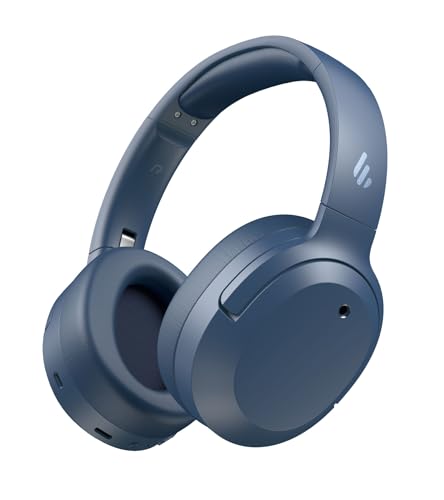 Edifier W820NB Plus Gen 2 Wireless Over-Ear Noise Cancelling Headphone, -49 dB ANC, LDAC Hi-Res Audio, 88H Playtime, Spatial Sound, Volume Guard, Bluetooth V6.1 & Multipoint, Fast Charge - Navy - color: Navy