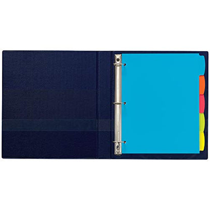 Avery Big Tab Write & Erase Durable Plastic Dividers, 5-Tab Set, Multicolor Brights, 3 Sets (21212) - size: 5 tab, style: 3 Sets