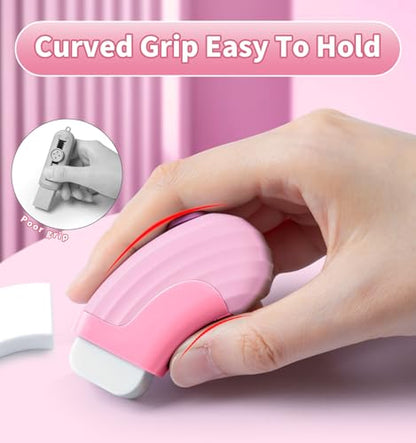 Pack Rubber Erasers Sliding Retractable Eraser, Large White Erasers for School Office Art Drawing Pencil Eraser for Kids - color: Pink&green&blu&purple