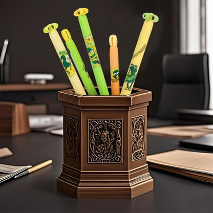 Gel Pens 5-Pack Quick-Dry Smudge-Resistant Ink, Writing Tools for School, Office, Creative Projects | Aesthetic Gift Set for Students/Teachers/Nurses/Professionals (Green) - color: Green