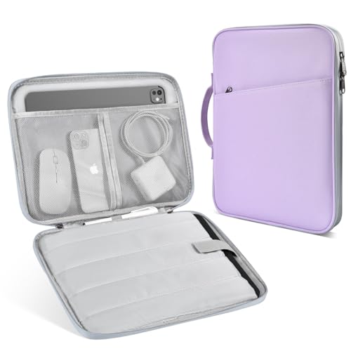13 inch iPad Carrying Bag for 2026 2025 13 Inch iPad Pro M5/M4, iPad Air M4 M3 M2, Protective Sleeve Case, Fit with Apple Pencil or Smart Keyboard, Purple - color: Purple, size: 12.9-13 inch for iPad Pro/Air