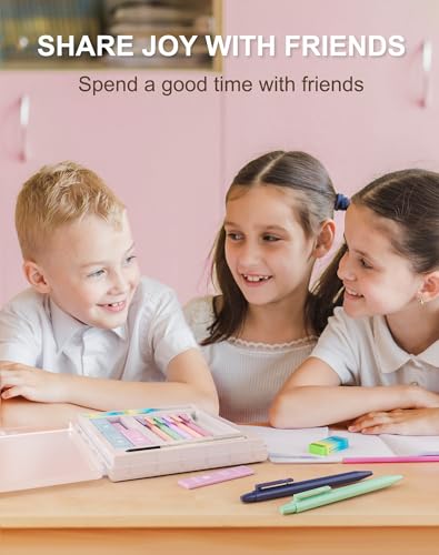 20PACK Mechanical Pencil, 8Pcs 0.5 0.7mm Mechanical Pencils Set With Eraser and 480 Pcs Refills, Cute Colored Preppy School Supplies Gift for Girls Writing - Come With Custom Case