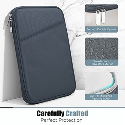 TiMOVO 9-11" Tablet Sleeve Bag for iPad 11-inch A16 2025, iPad 10.9"/10.2"| Air 11 Inch/5th/4th Gen. 10.9", Galaxy Tab A9+/A11Plus 11", Protective Bag with Pocket, Space Gray - color: Space Gray, size: 9-11 Inch