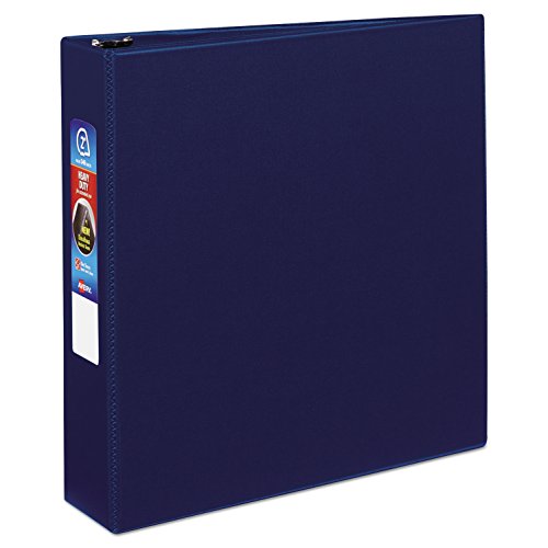 Avery Heavy-Duty Binder with 2-Inch One Touch EZD Ring, Navy Blue (79822) - color: Navy Blue, size: 2"