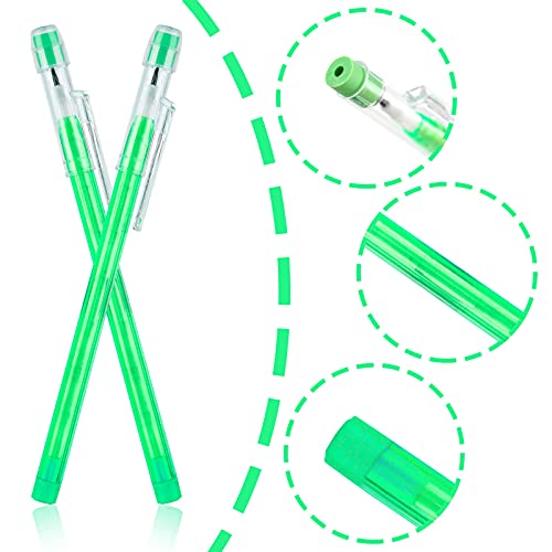 Kolewo4ever 36pcs HB Pencils Kawaii Cute Multipoint Pencil Push Translucent Non Sharpening Stackable Pencils Pop Up Plastic Pencil for Classroom Rewards Carnival Prizes (Normal)
