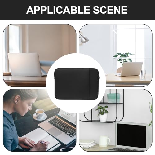 laptopBag - laptopProtective Cover, Large Capacity Laptops Carrier | Multifunction Computer Protective Package, Portable Tablet Organizer, laptopPouch with Side Pocket - color: Black