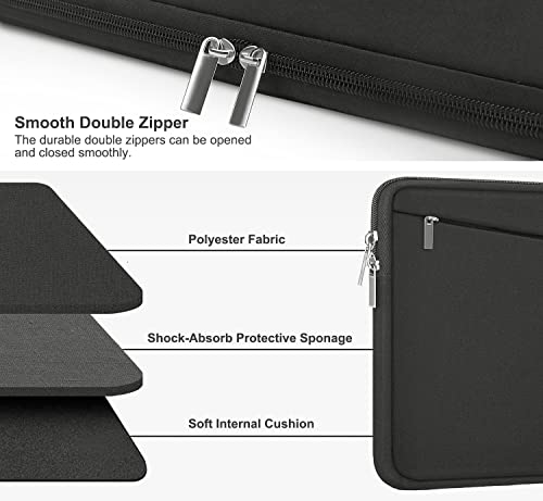 15.6 inch Laptop Case, Durable Computer Carrying Bag Protective Case Briefcase Handbag with Front Pocket, Laptop Sleeve Cover for 15.6 Inch HP, Dell, Lenovo, Asus, Notebook, Grey - color: Grey, size: 15.6 Inch