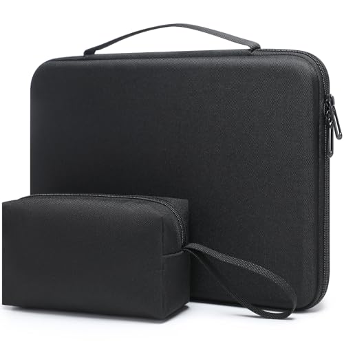 HYZUO 13.3-14 Inch Hard Shell Case Laptop Sleeve for MacBook Pro 14 M5/M4/M3/M2/M1 Pro/Max A3426 A3427 2026-2021, MacBook Pro/Air 13, Dell Pro 13/14 Premium, 13.8"-13" Surface Laptop, Black - color: Black, size: 13.3-14 Inch