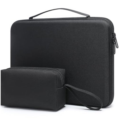 HYZUO 15-16 Inch Hard Shell Case Laptop Sleeve for MacBook Pro 16 M5/M4/M3/M2/M1 Pro/Max A3428 A3429 2026-2019, MacBook Air 15 M5/M4/M3/M2 2026-2023, 15" Surface Laptop, Razer Blade 15, Black - color: Black, size: 15-16 Inch
