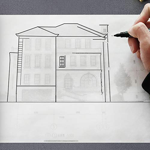 Waybas 100 PCS Tracing Paper, A4 Size, White, 8.5 x 11.5 Inch, Translucent, Sketching, Calligraphy - color: 100 Pcs