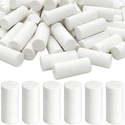 50 PCS Mechanical Pencil Eraser Refills, 4.5 * 12mm Traceless Refill Erasers for Mechanical Pencils, White Universal Erasers Replacement for Propelling Pencils Office Notebook