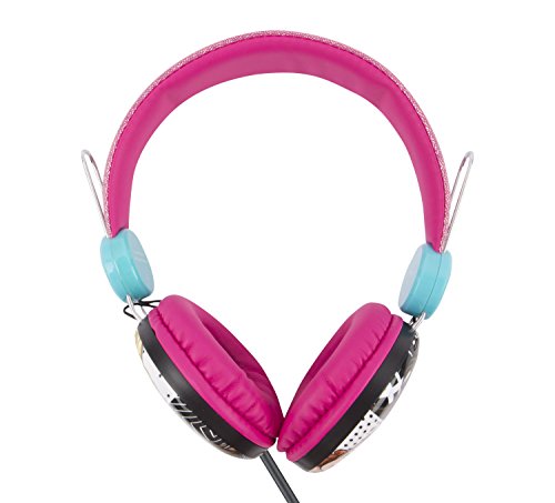 Sakar 30359-TRU Batman Kid Safe Over the Ear Headphone w/ Volume Limiter, Barbie Pink - style: Barbie