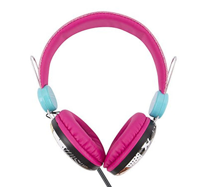 Sakar 30359-TRU Batman Kid Safe Over the Ear Headphone w/ Volume Limiter, Barbie Pink - style: Barbie