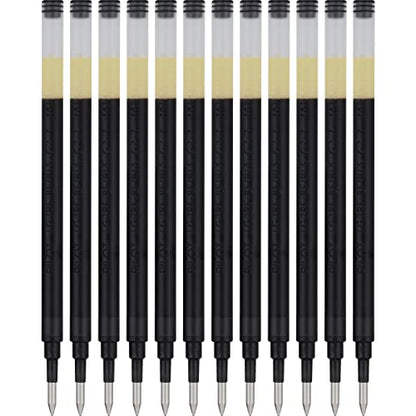 Pilot, G2 Gel Ink Refills, Fine Point 0.7 mm, G2 Pen Refills, Black, Pack of 12 - size: 12-Pack