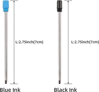 Bling Ballpoint Pens Crystal Diamond Pen Capacitive Touch Screen Stylus with Replacement Refills Rubber Tips for iPhone iPad Kindle Touchscreen Devices 3Pcs Writing Pen (Black) - color: black