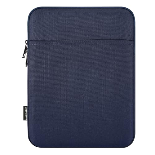 Dadanism 9-11 Inch Tablet Sleeve Bag Carrying Case for iPad (A16) 11th Gen 11", iPad 10th Gen 10.9" Air 5/4, iPad Air/Pro 11", iPad 9/8/7th 10.2", Galaxy Tab A11+ Plus 11"/S9 FE, Tab M11 11", Indigo - color: Dark Blue, size: 9-11 inch